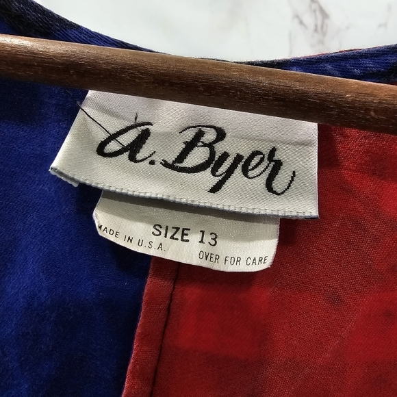 Vintage Jumpsuit Womens Small Medium 90s Gingham Checkered Slouchy Gaucho Tank - Picture 3 of 13